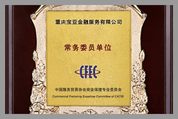 中(zhōng)國商(shāng)業保理專委會常務委員單位