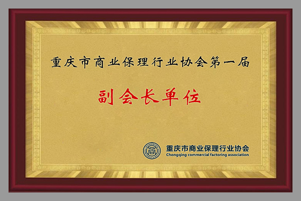 重慶市商(shāng)業保理行業協會副會長單位